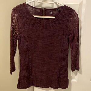 Purple Anthropologie Sweater